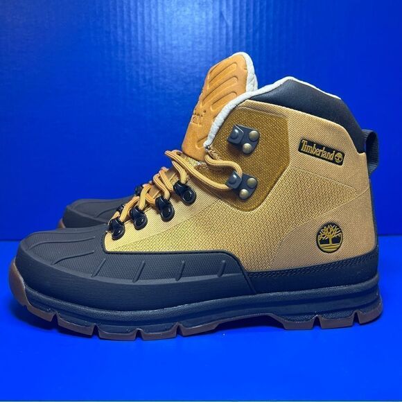 Timberland Mens Euro Hiker Jacquard Shell Toe Work Boots in Wheat 10.5 - Picture 3 of 9